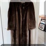 H01. Kakas sheered beaver fur coat. - $325 
